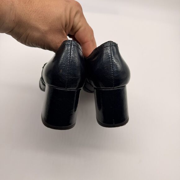 But Another Innocent Tale Shoes Womens 6.5 Blue Strap Heels Anthropologie BAIT - Picture 7 of 9